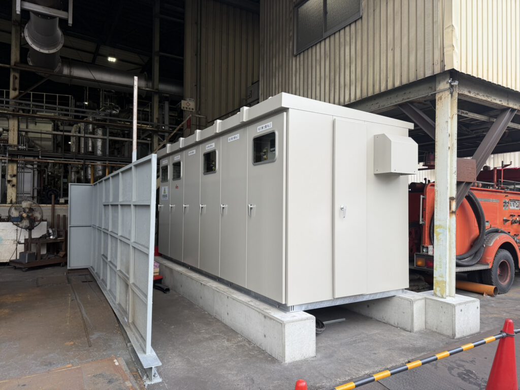 奈良の電気土木工事なら勇電気土木_キュービクル設置事例1